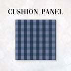 CUSHION CO-ORD Christmas Tree Blue Fabric Panel CP-1224