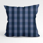 CUSHION CO-ORD Christmas Tree Blue Fabric Panel CP-1224