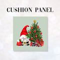 CUSHION Fabric Panel Christmas Tree Gnome CP-1225