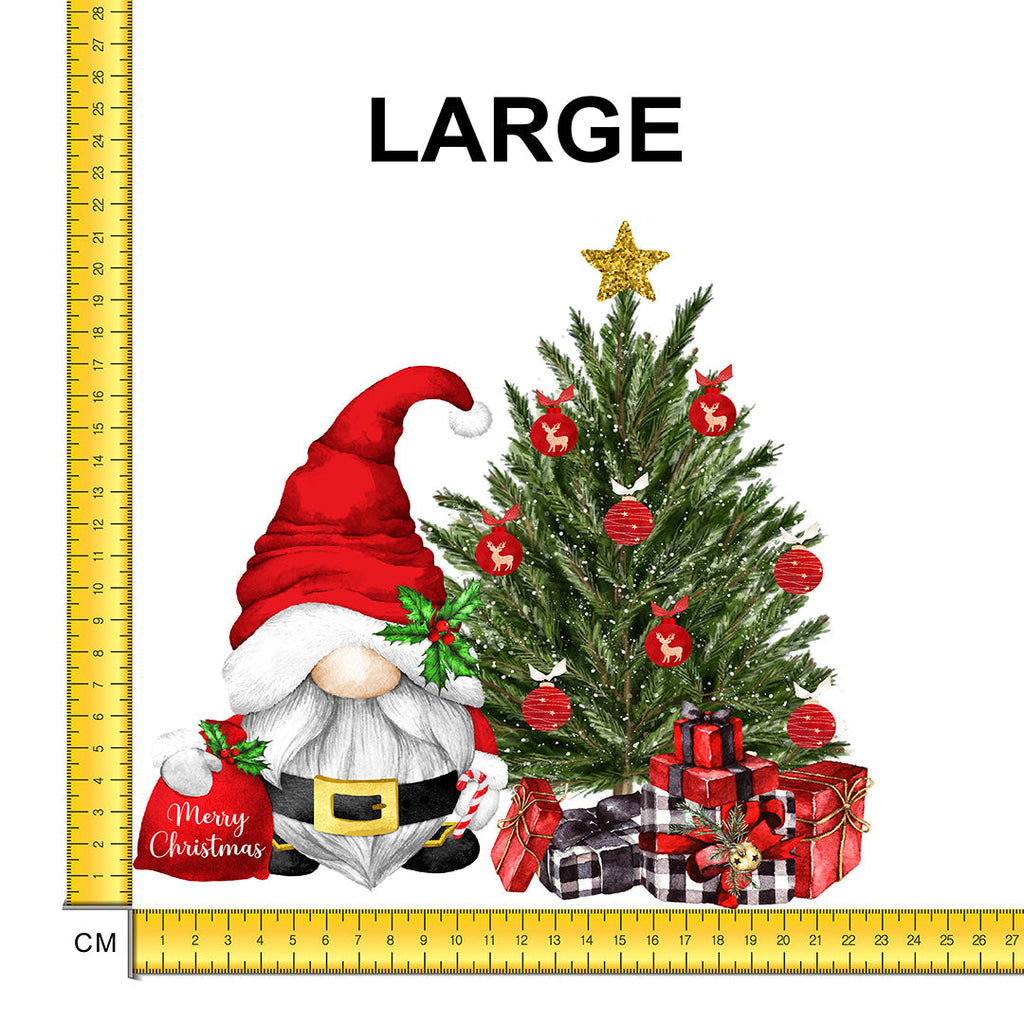 Christmas Tree Gnome Iron on Fabric Heat Transfer DTF-99