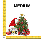 Christmas Tree Gnome Iron on Fabric Heat Transfer DTF-99