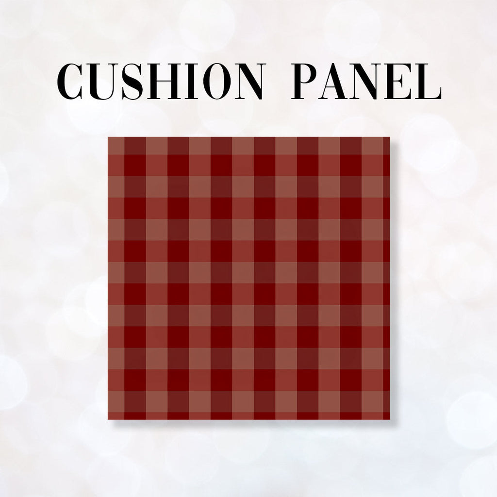CUSHION CO-ORD Christmas Tree Red Fabric Panel CP-1228