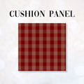 CUSHION CO-ORD Christmas Tree Red Fabric Panel CP-1228
