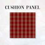 CUSHION CO-ORD Christmas Tree Red Fabric Panel CP-1228
