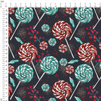 Christmas Wonderland Lollies Fabric
