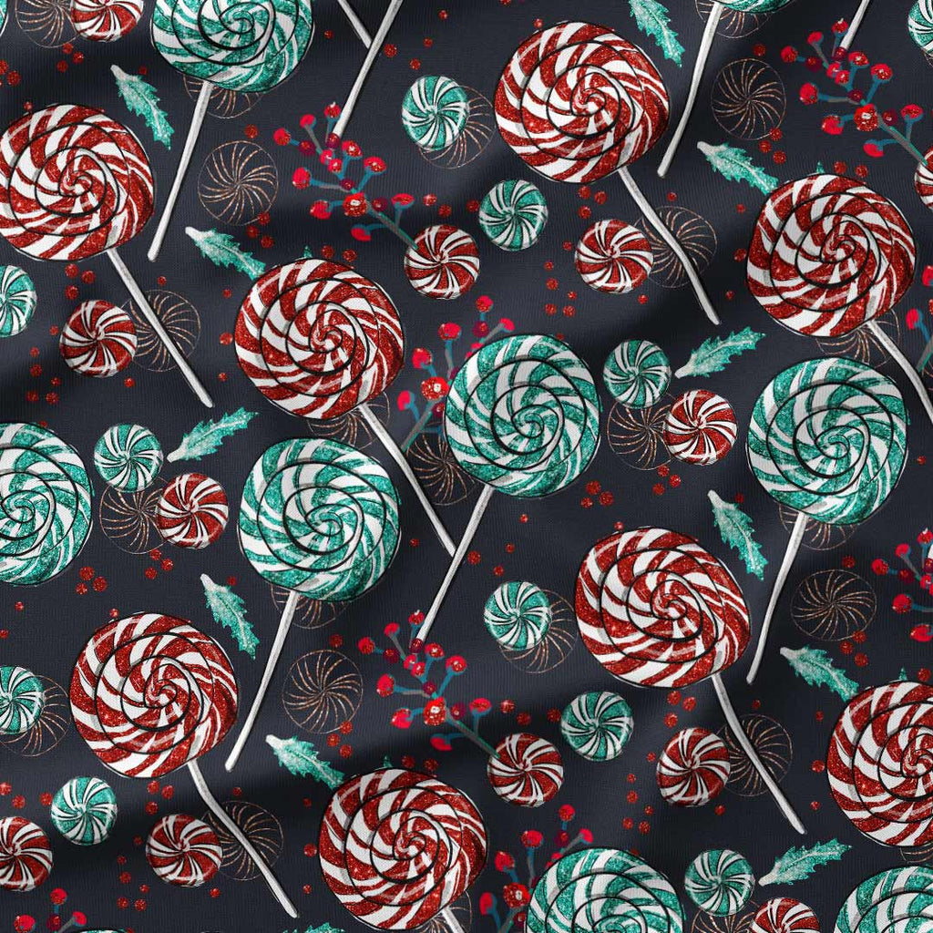 Christmas Wonderland Lollies Fabric