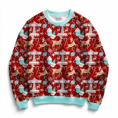 Christmas Wonderland Red Fabric