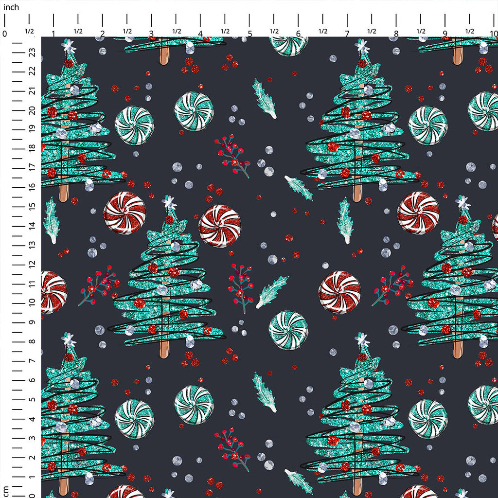 Christmas Wonderland Trees Fabric