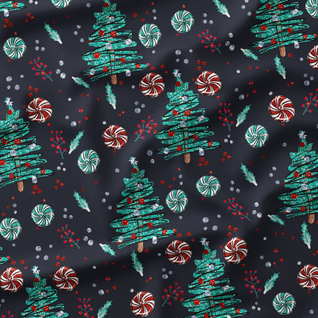 Christmas Wonderland Trees Fabric