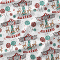 Christmas Wonderland White Fabric