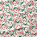 Christmas Candy Cane Coquette Fabric