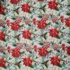Christmas Poinsettia Fabric