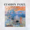 CUSHION Fabric Panel Claude Monet Sunrise CP-1229
