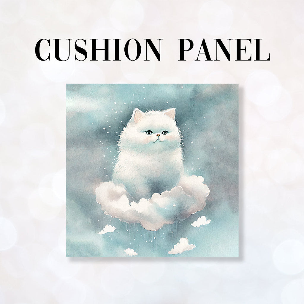 CUSHION Fabric Panel Cloud Cat CP-1231