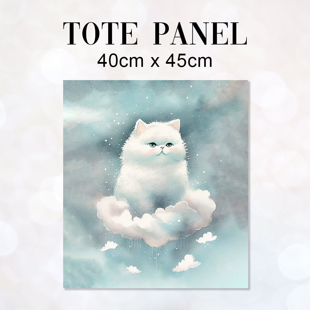 TOTE Cloud Cat Fabric Bag Panel