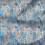 Cloudy Ikat Fabric