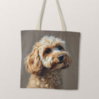 TOTE Cockapoo Beige Fabric Bag Panel TP-167