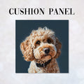 CUSHION Fabric Panel Cockapoo Grey CP-114