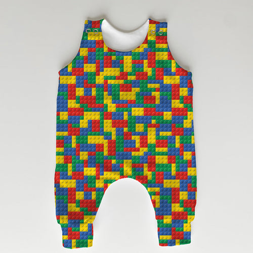 Colourful Blocks Fabric