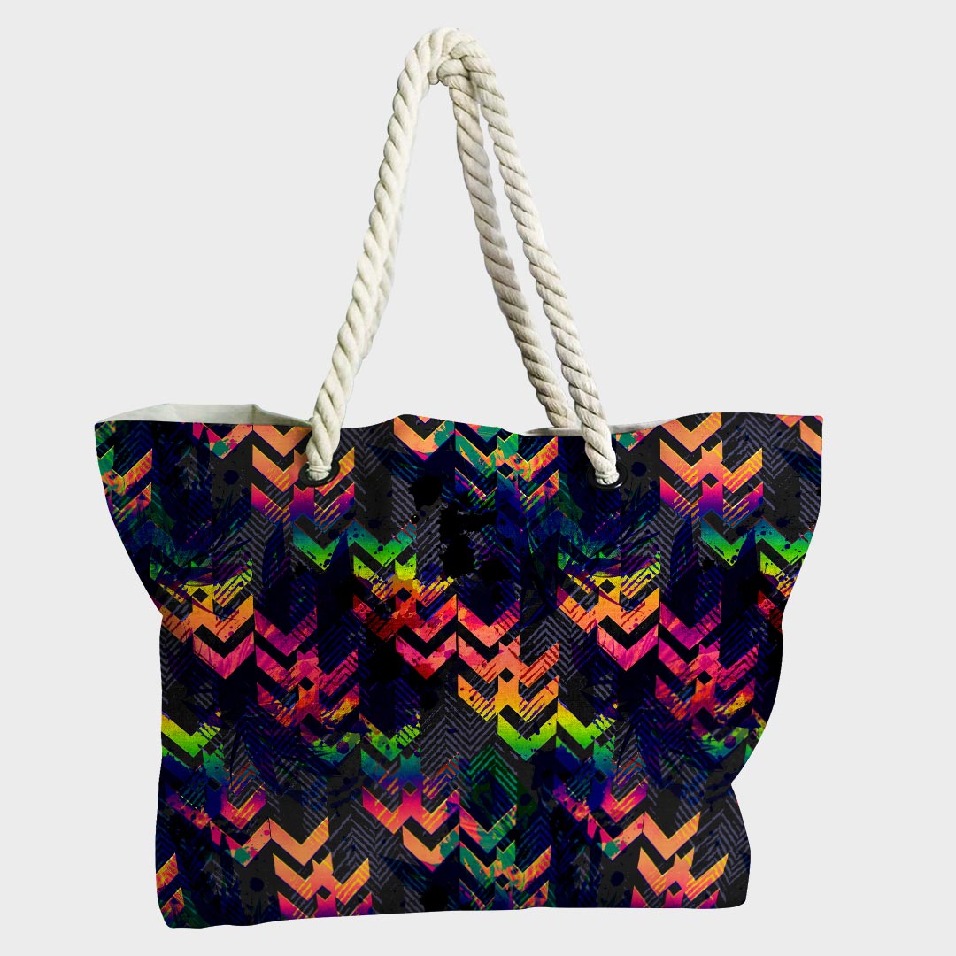 Colourful Chevrons Fabric