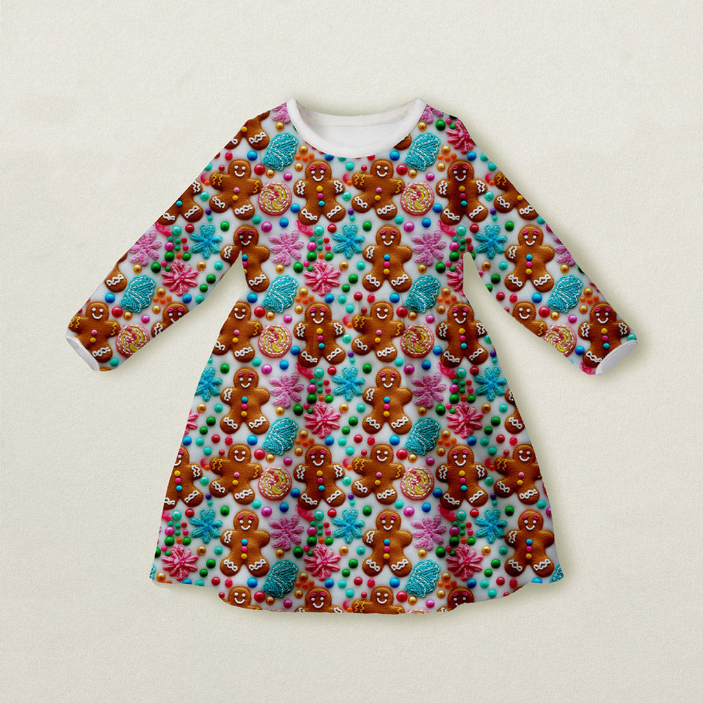Colourful Gingerbread Man Fabric