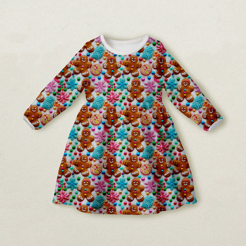Colourful Gingerbread Man Fabric