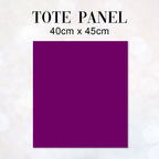 TOTE CO-ORD Colourful Highland Cow Fabric Bag Panel