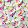 Koi Fish Cream Fabric
