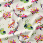 Koi Pond Cream Fabric