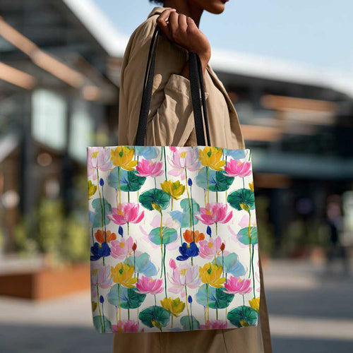 Colourful Lotus Fabric