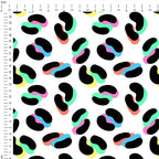 Colourful Modern Leopard Spots Fabric