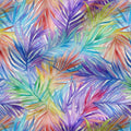 Colourful Palm Leaves Fabric