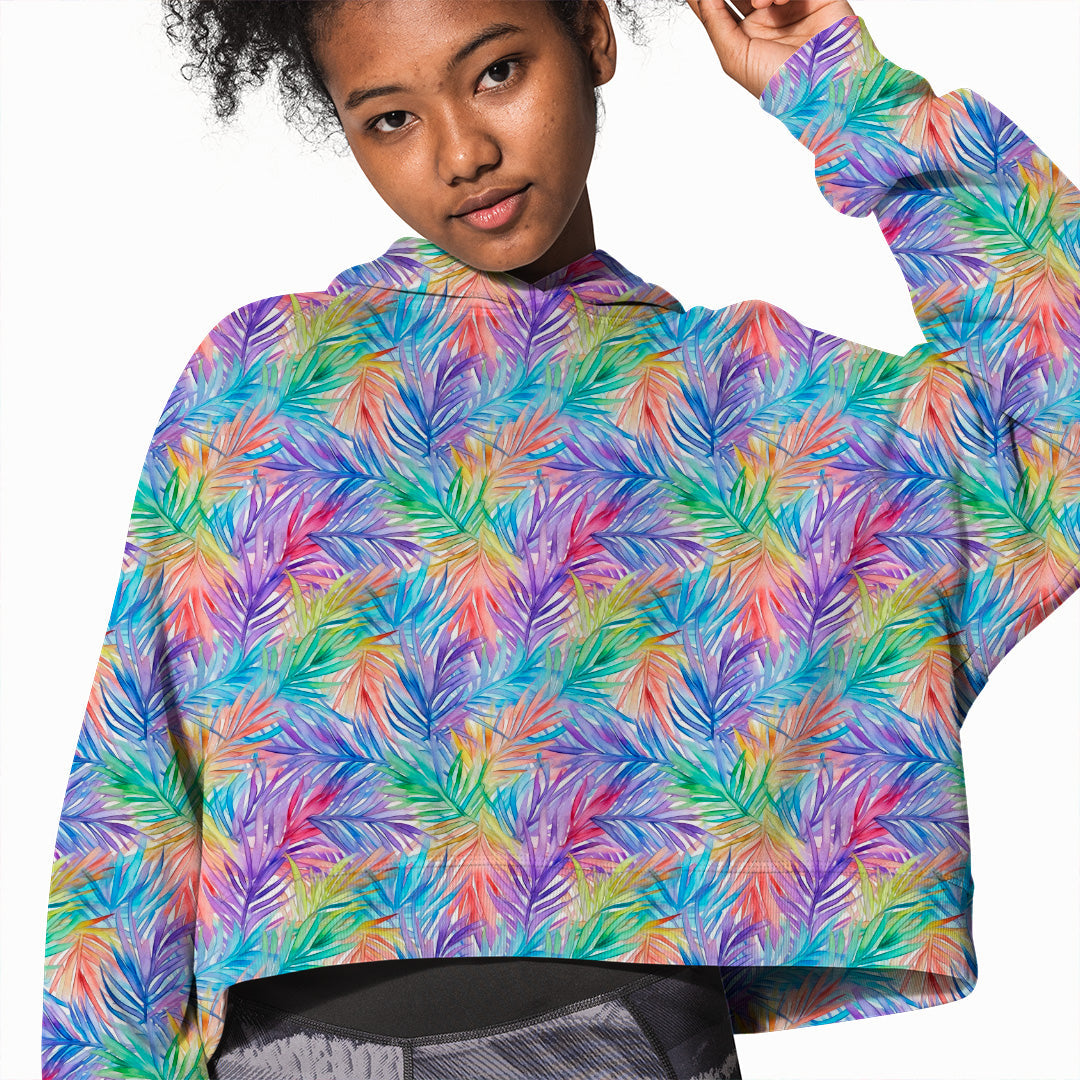 Colourful Palm Leaves Fabric