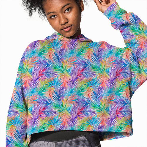 Colourful Palm Leaves Fabric