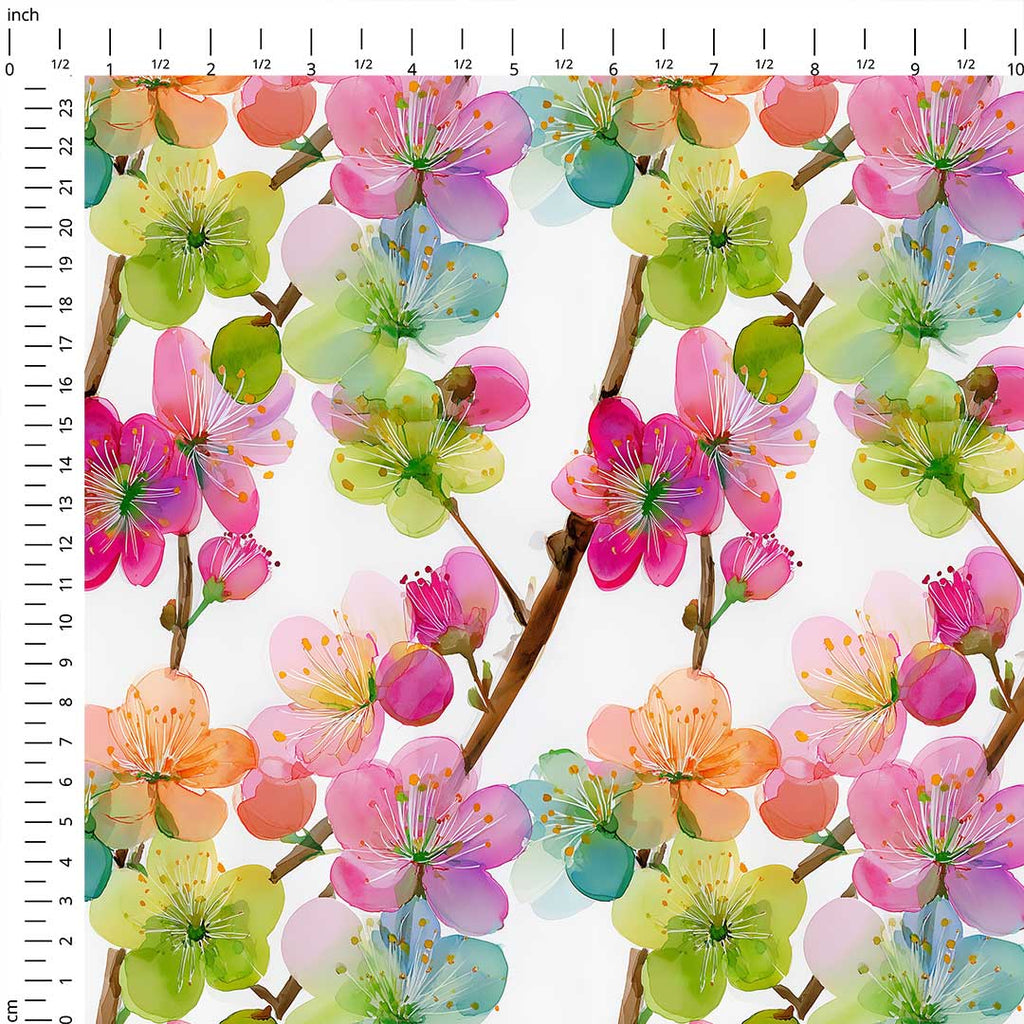 Plum Blossom Fabric