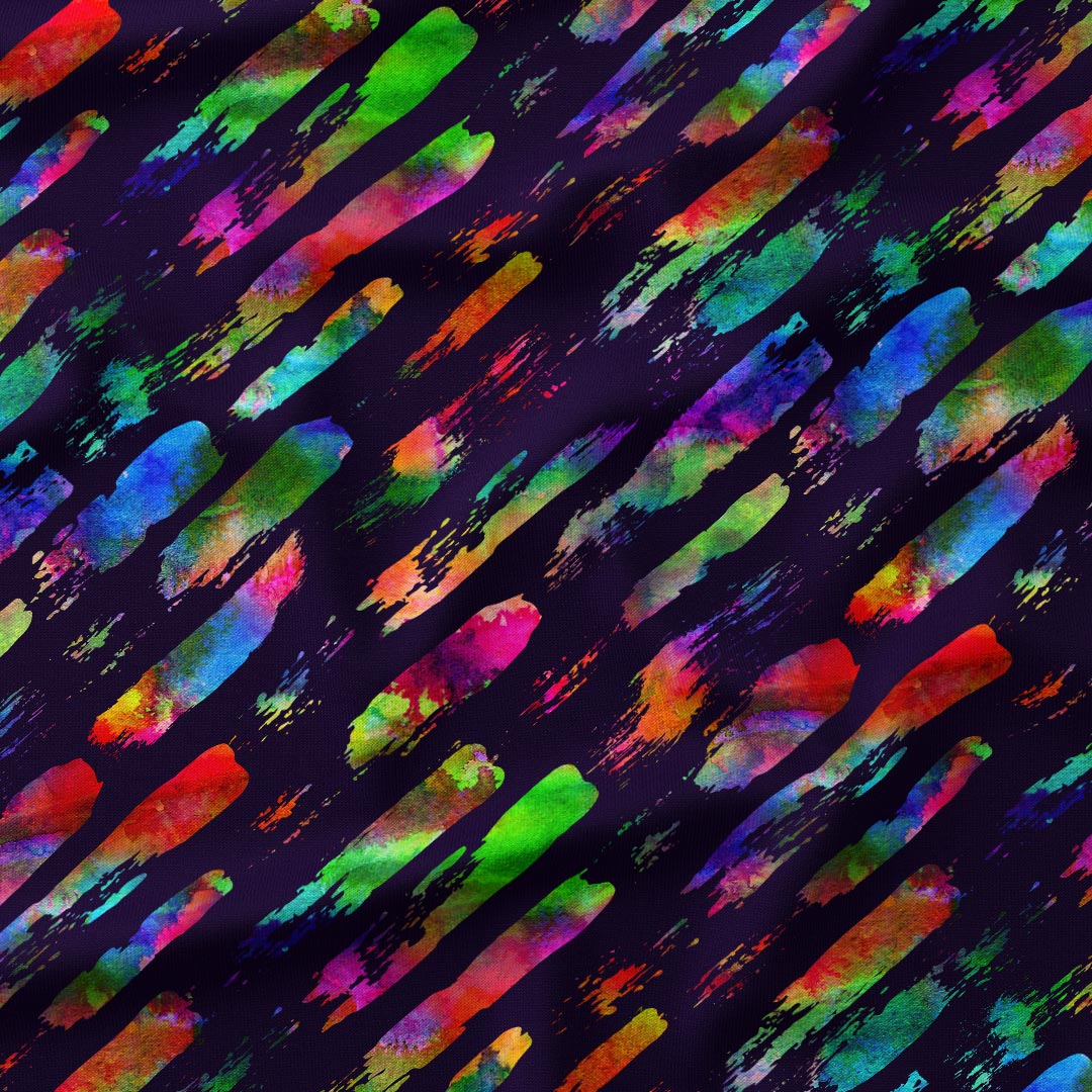 Colourful Strokes Fabric