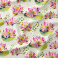 Water Lillies Cream Fabric