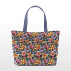 Embroidery Colourful Lillies Fabric