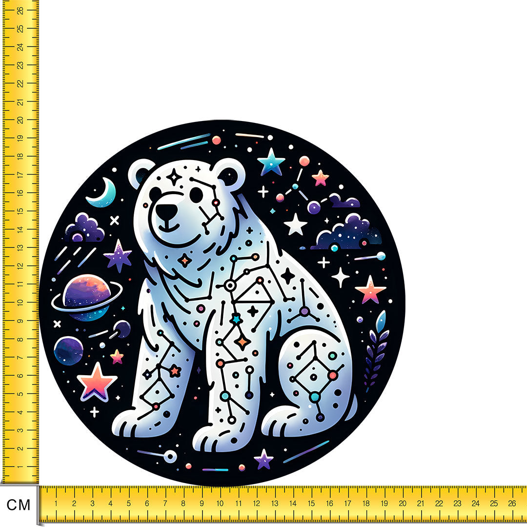 Constellation Bear Iron on Fabric Heat Transfer DTF-128