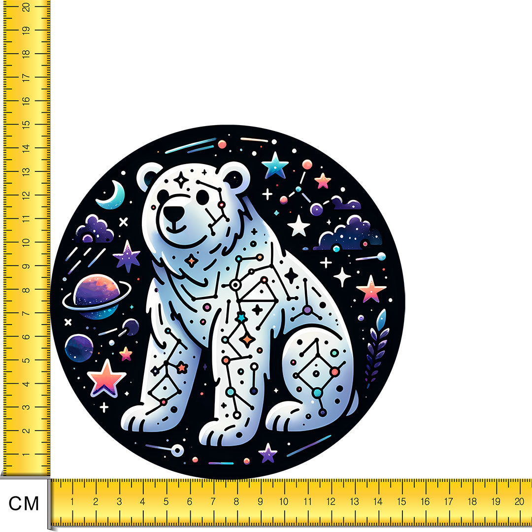 Constellation Bear Iron on Fabric Heat Transfer DTF-128