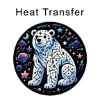 Constellation Bear Iron on Fabric Heat Transfer DTF-128