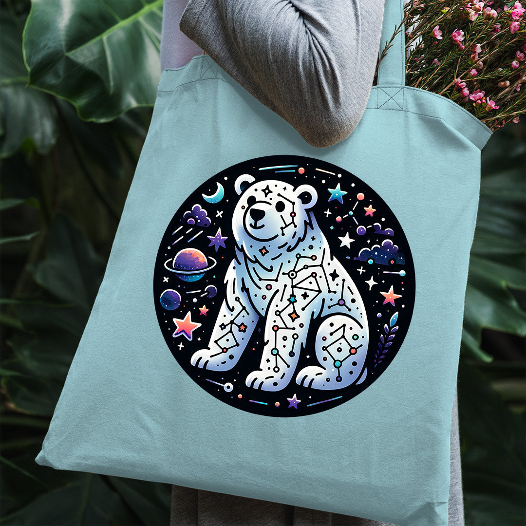 Constellation Bear Iron on Fabric Heat Transfer DTF-128