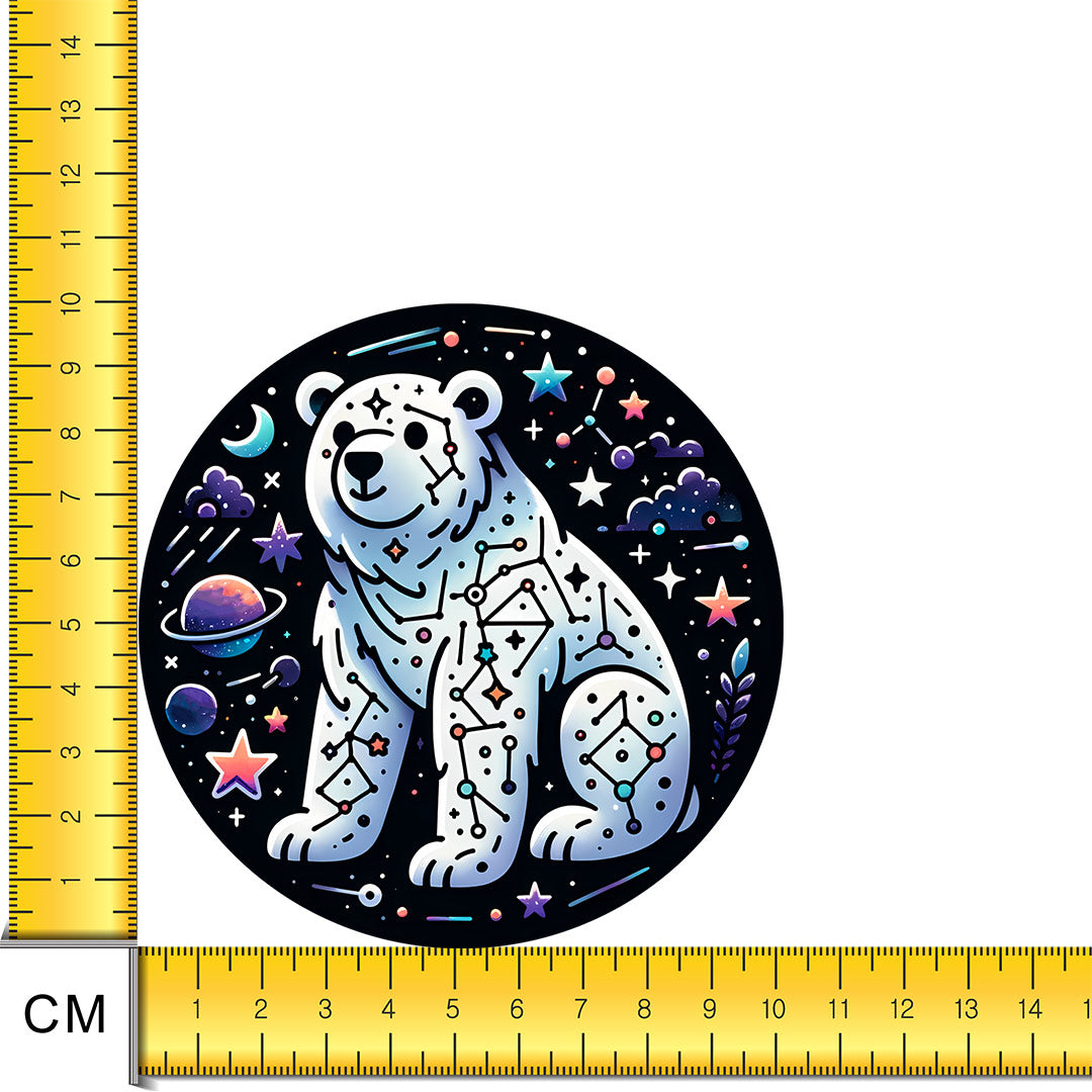 Constellation Bear Iron on Fabric Heat Transfer DTF-128