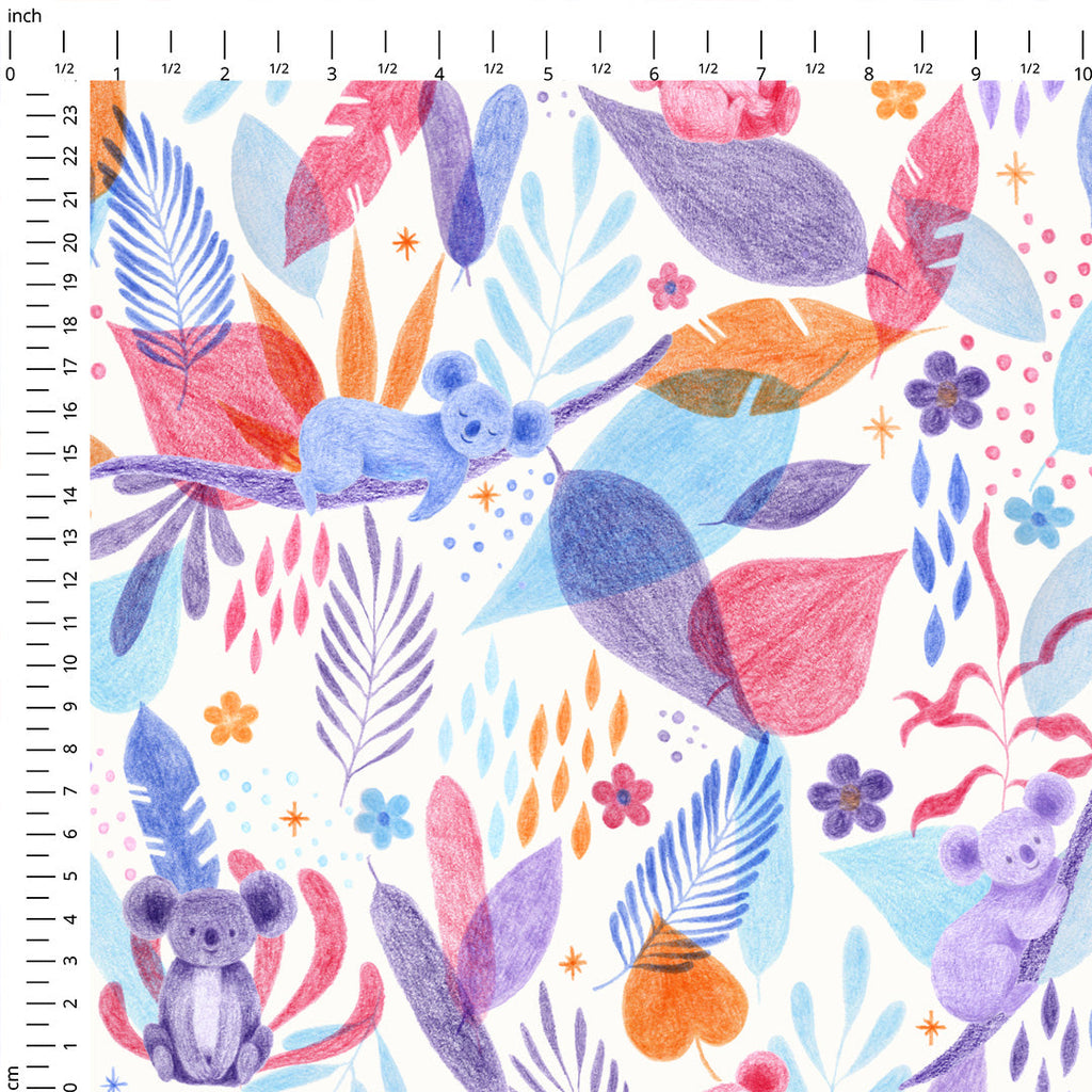 Cool Koalas Fabric