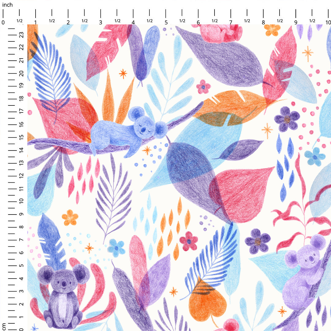 Cool Koalas Fabric