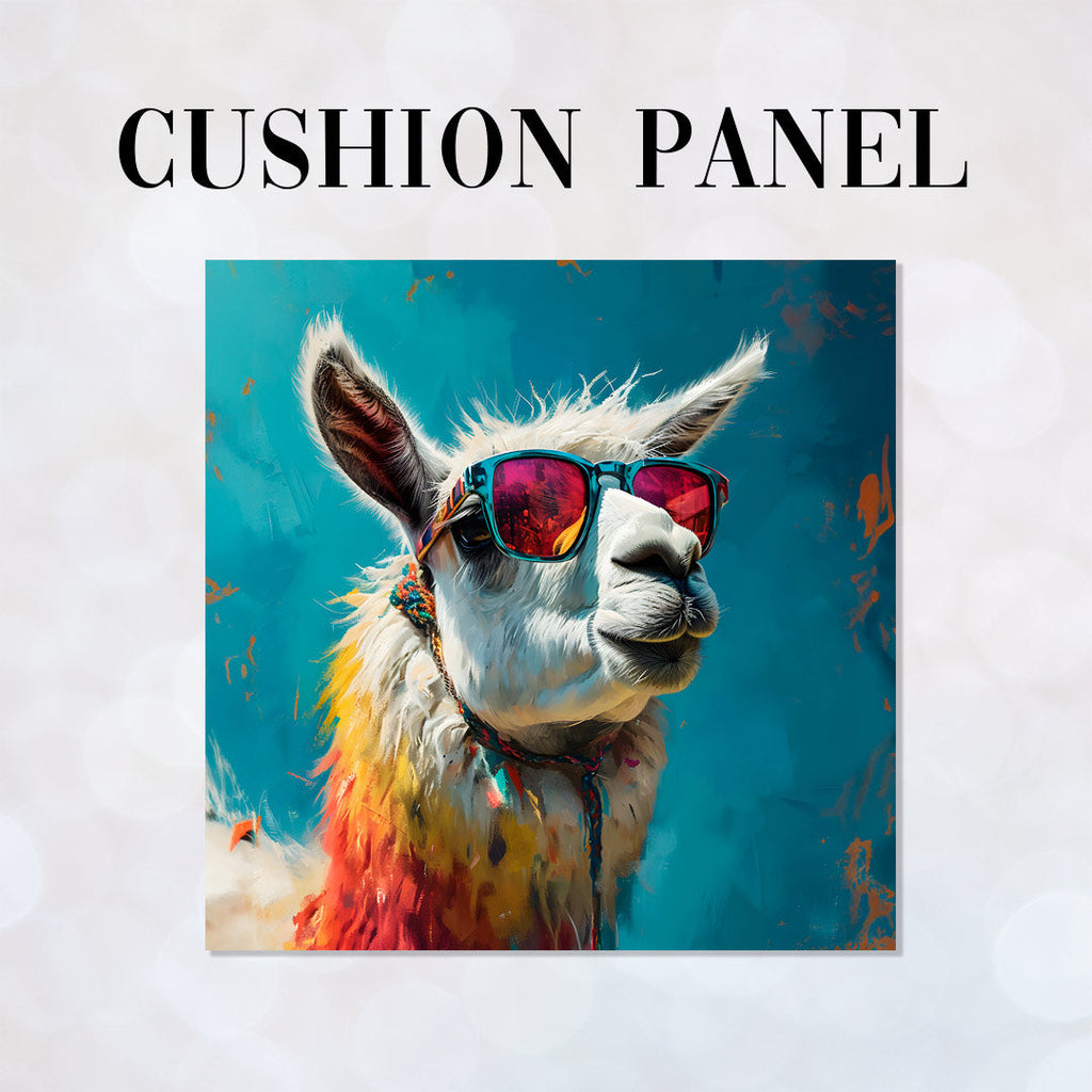 CUSHION Fabric Panel Cool Llama CP-102