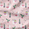Cool Llamas Pink Fabric