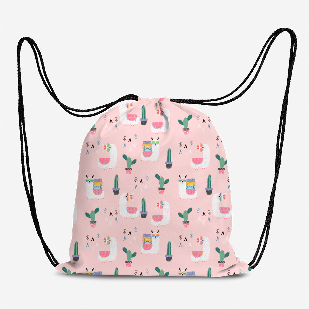 Cool Llamas Pink Fabric