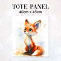 TOTE Fabric Bag Panel Cute Fox Cooper TP-301