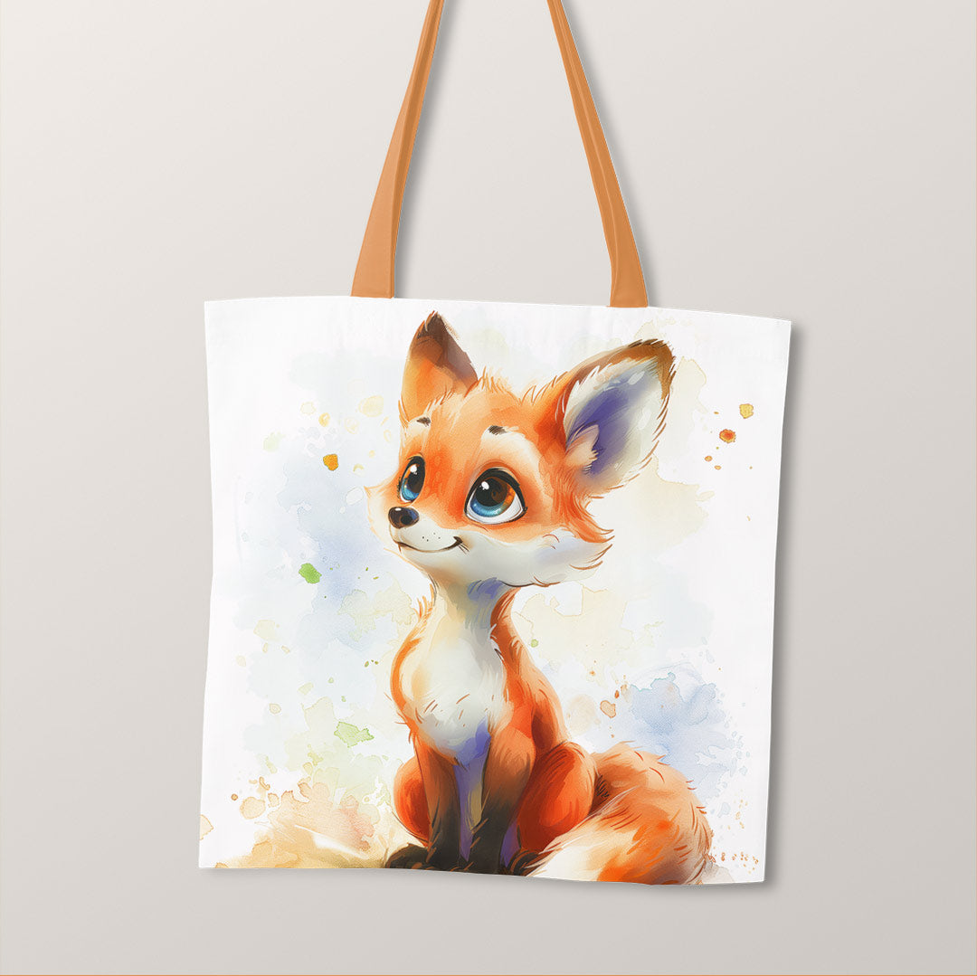 TOTE Fabric Bag Panel Cute Fox Cooper TP-301